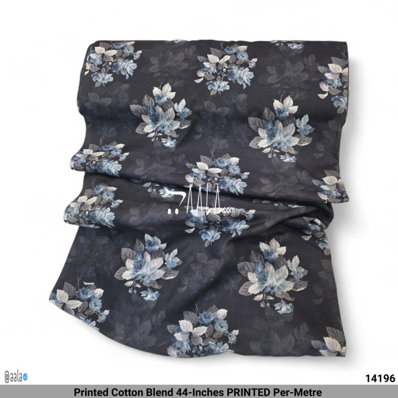 Printed Cotton Blend 44-Inches PRINTED Per-Metre 