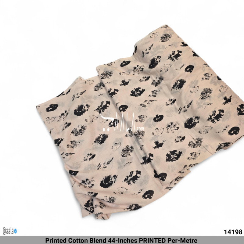 Printed Cotton Blend 44-Inches PRINTED Per-Metre 