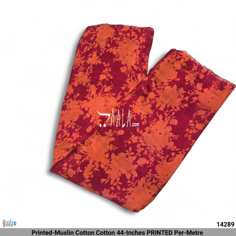 Printed-Muslin Cotton Cotton 44-Inches PRINTED Per-Metre 