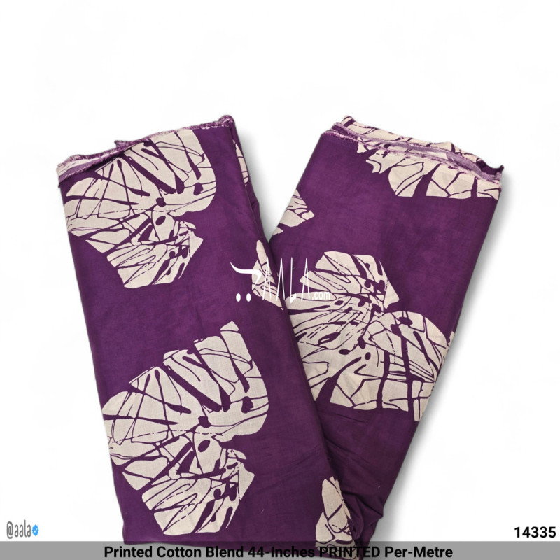Printed Cotton Blend 44-Inches PRINTED Per-Metre