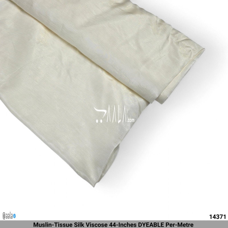 Muslin-Tissue Silk Viscose 44-Inches DYEABLE Per-Metre 