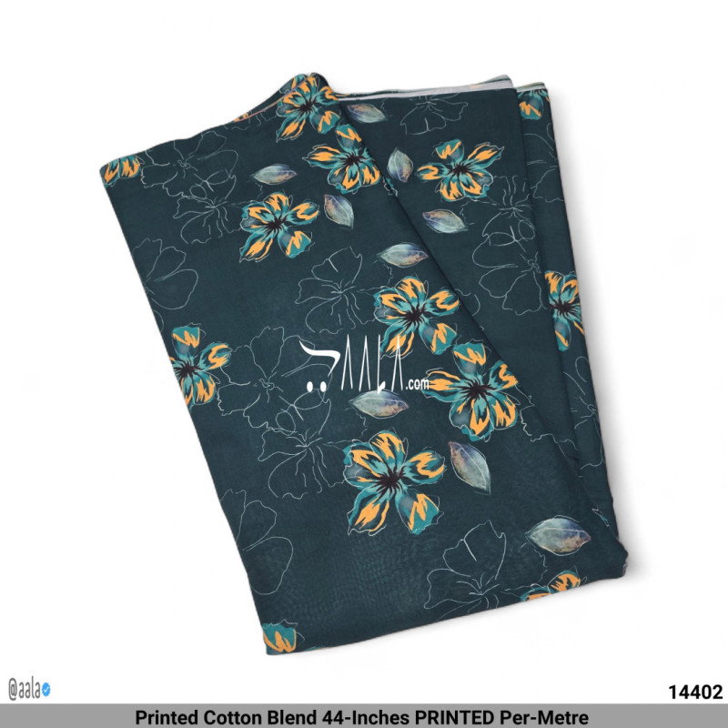 Printed Cotton Blend 44-Inches PRINTED Per-Metre 