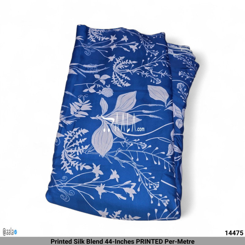 Printed Silk Blend 44-Inches PRINTED Per-Metre