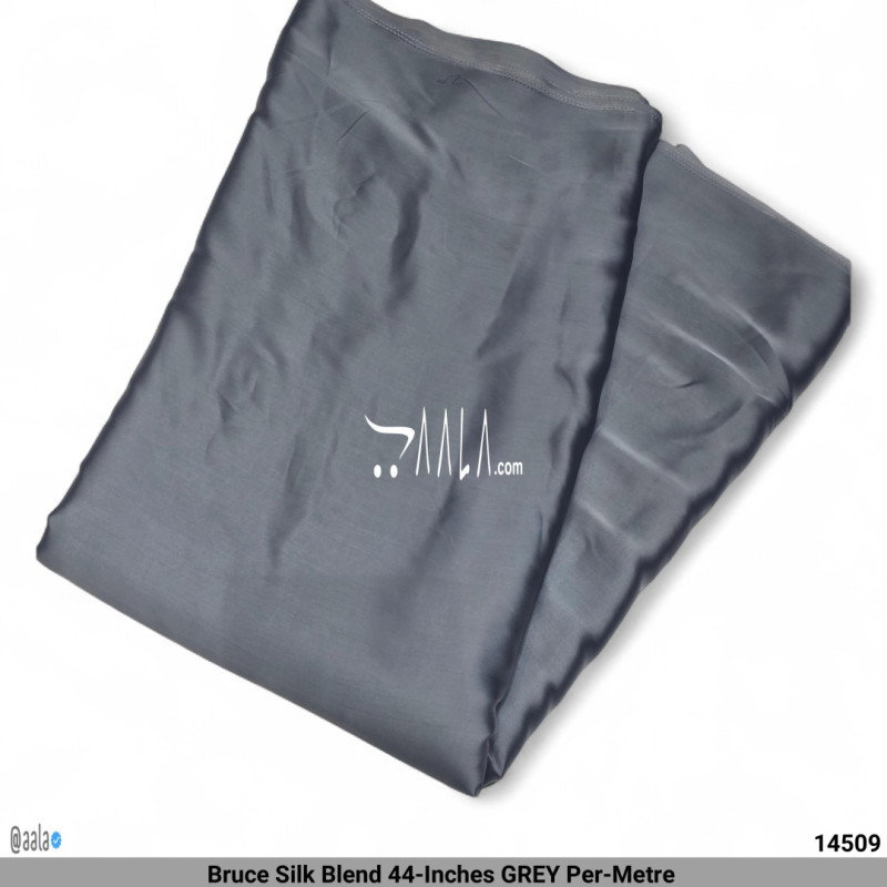 Bruce Silk Blend 44-Inches GREY Per-Metre 