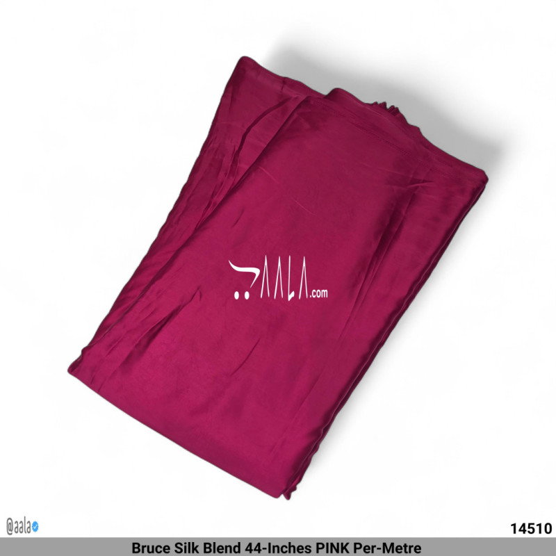 Bruce Silk Blend 44-Inches PINK Per-Metre
