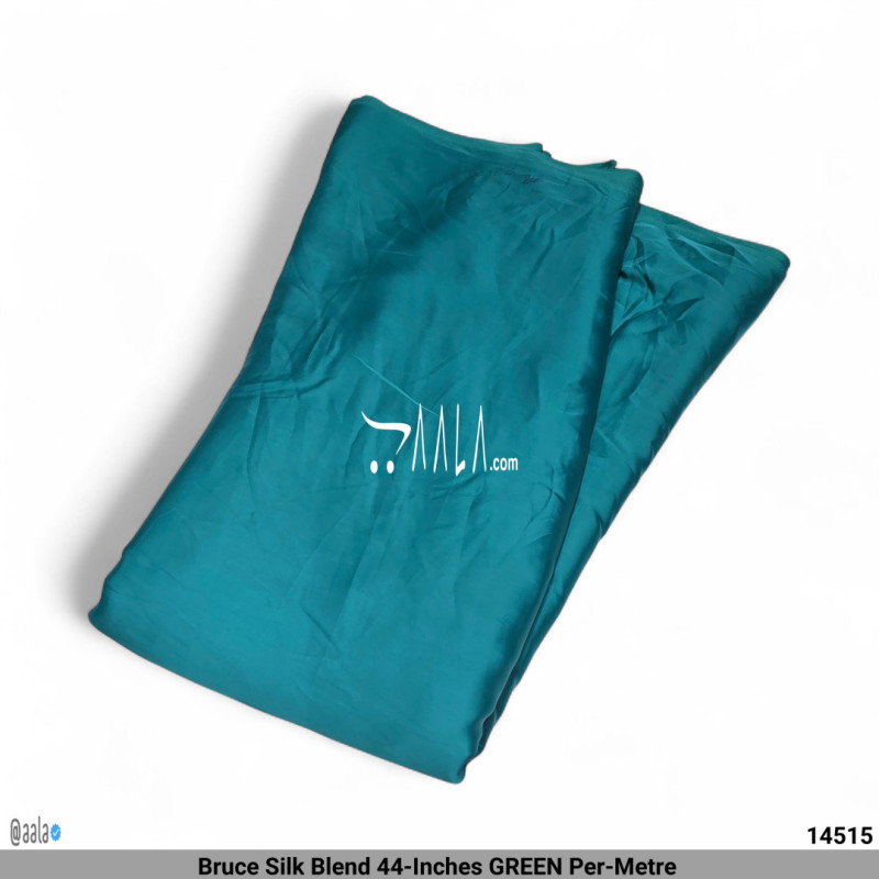 Bruce Silk Blend 44-Inches GREEN Per-Metre 