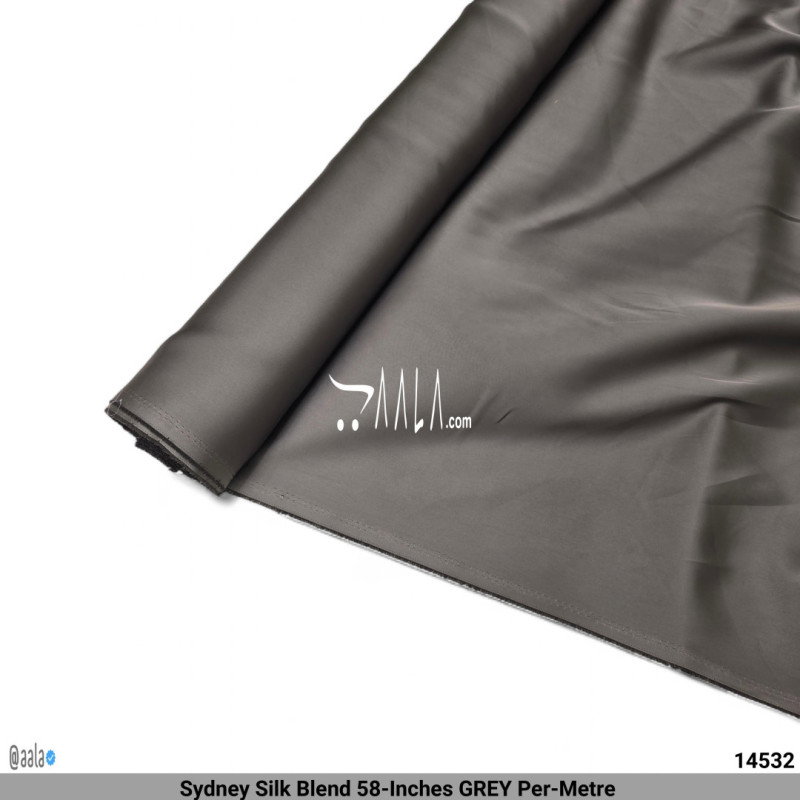 Sydney Silk Blend 58-Inches GREY Per-Metre