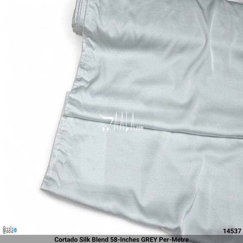 Cortado Silk Blend 58-Inches GREY Per-Metre