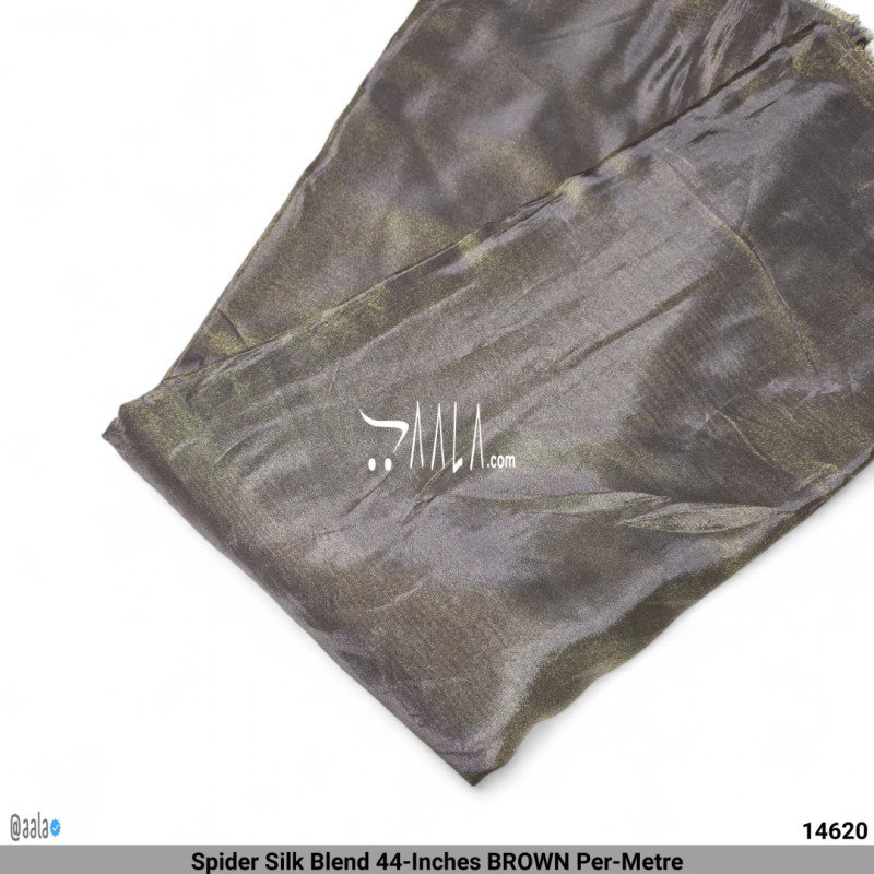 Spider Silk Blend 44-Inches BROWN Per-Metre