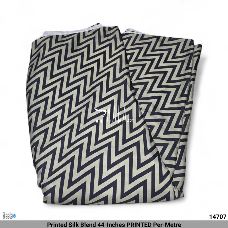 Printed Silk Blend 44-Inches PRINTED Per-Metre
