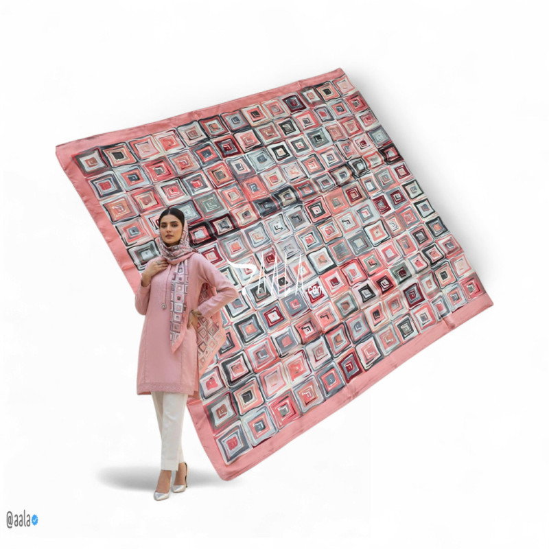 Moshi-Stole Silk Blend Stole-80-cms PRINTED 1.80-Metres