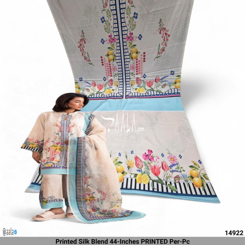 Printed Silk Blend 44-Inches PRINTED Per-Pc