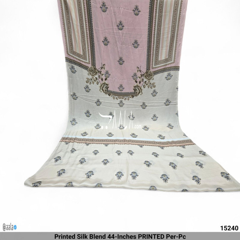 Printed Silk Blend 44-Inches PRINTED Per-Pc
