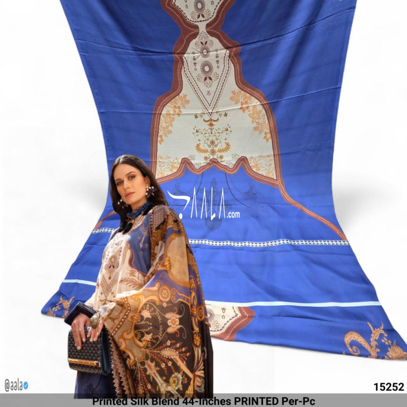 Printed Silk Blend 44-Inches PRINTED Per-Pc