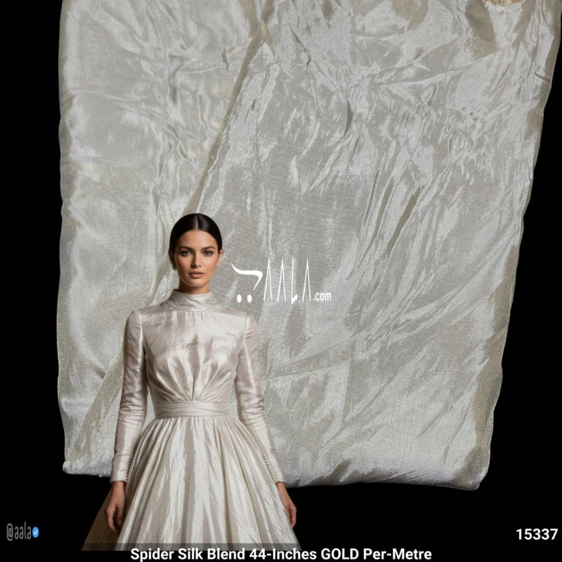 Spider Silk Blend 44-Inches GOLD Per-Metre