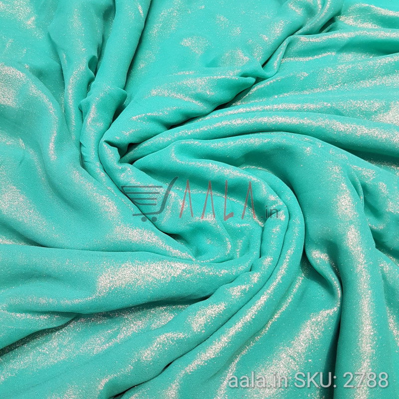 Foil Georgette Blend 44 Inches Dyed Per Metre 