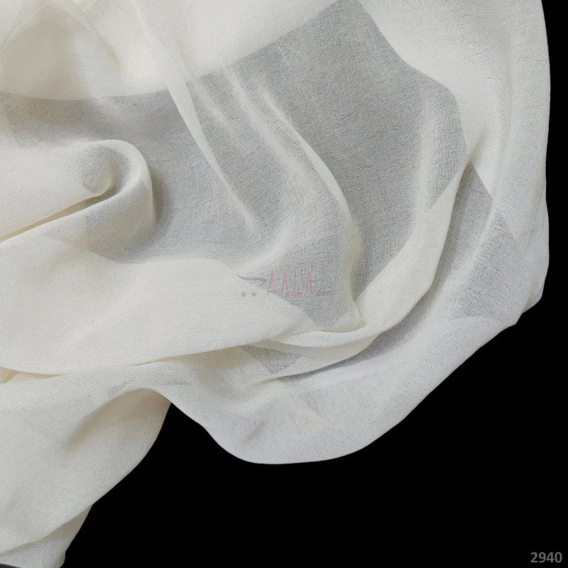 Barbari Jute Georgette Viscose 44 Inches Dyeable Per Metre