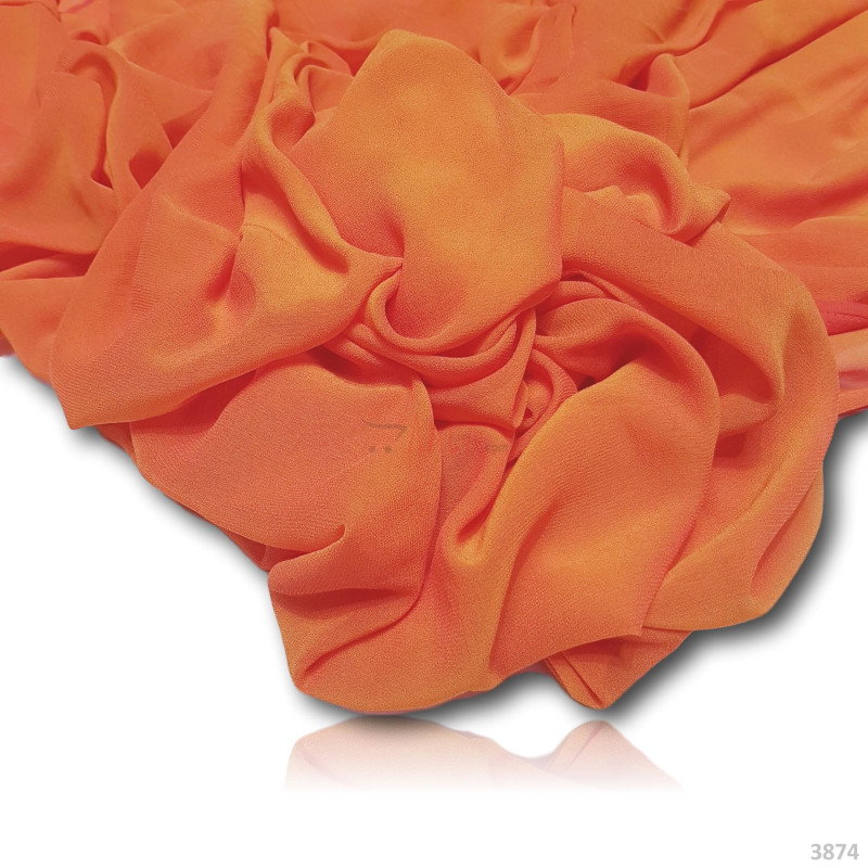 Google Two Tone Georgette Blend 44 Inches Dyed Per Metre 