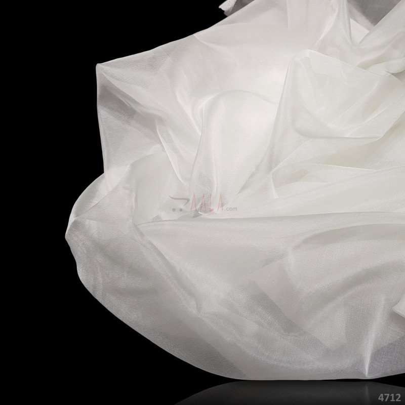 Organza Nylon 44 Inches Dyed Per Metre /CREAM
