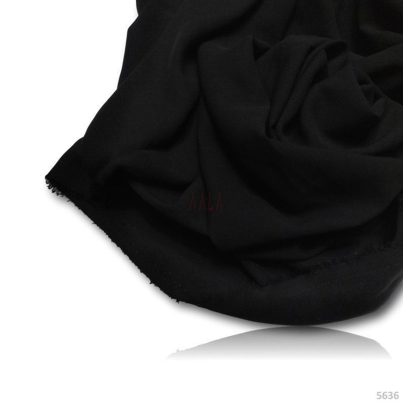 Black Stone Abaya Fabrics 44 Inches Dyed Per Metre