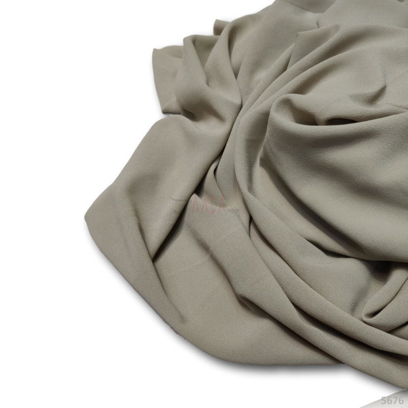 Double Georgette 44 Inches Dyed Per Metre 