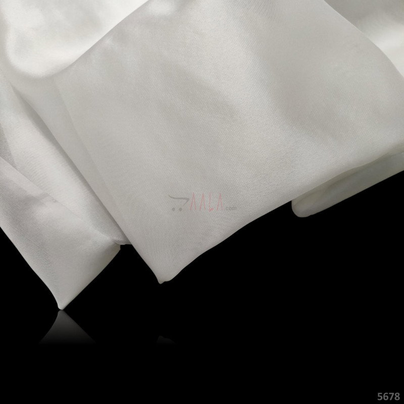 Pure Satin Organza Silk 44 Inches Dyeable Per Metre 