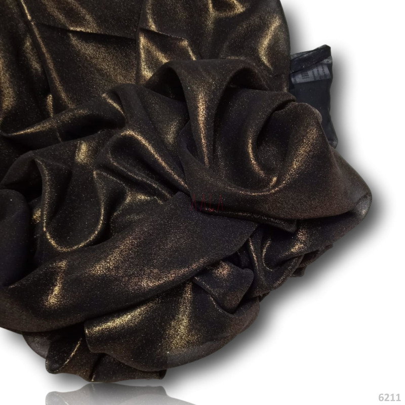 Gold Foil Georgette 44 Inches Per Metre 