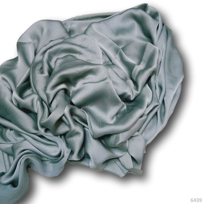 Satin Chiffon Blend 44 Inches GREY Per Metre