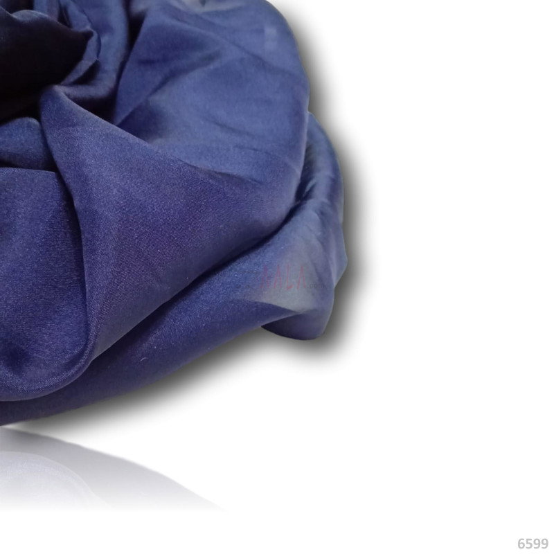 Flat Silk Blend 44-Inches BLUE Per-Metre