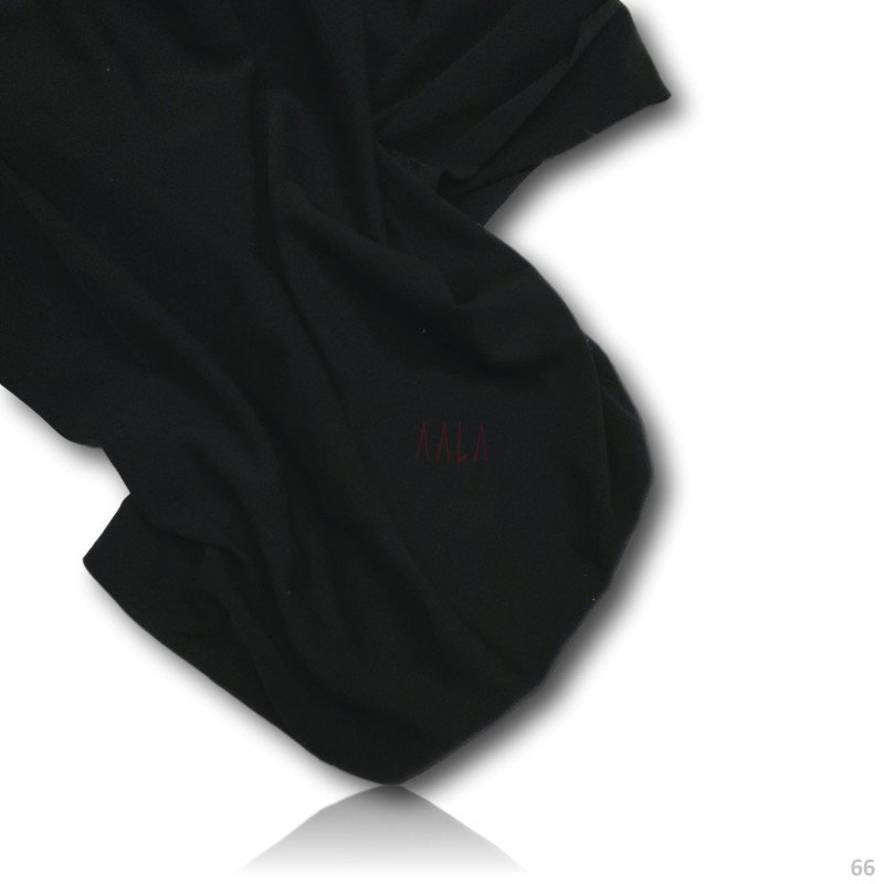 Abaya Georgette Blend 44-Inches BLACK Per-Metre 