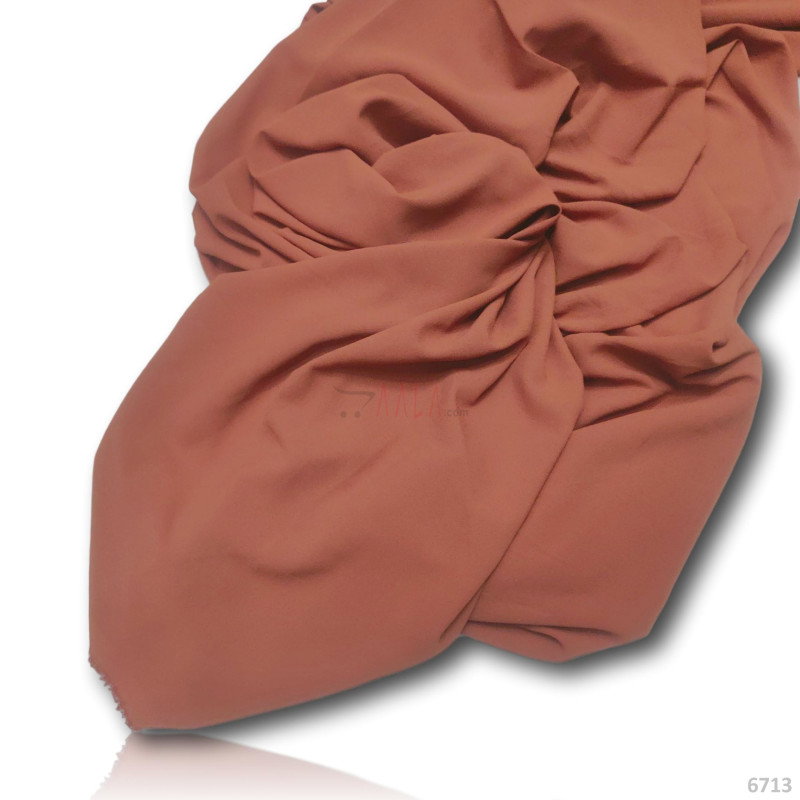 Double Double-Georgette Blend 44-Inches CARROT Per-Metre