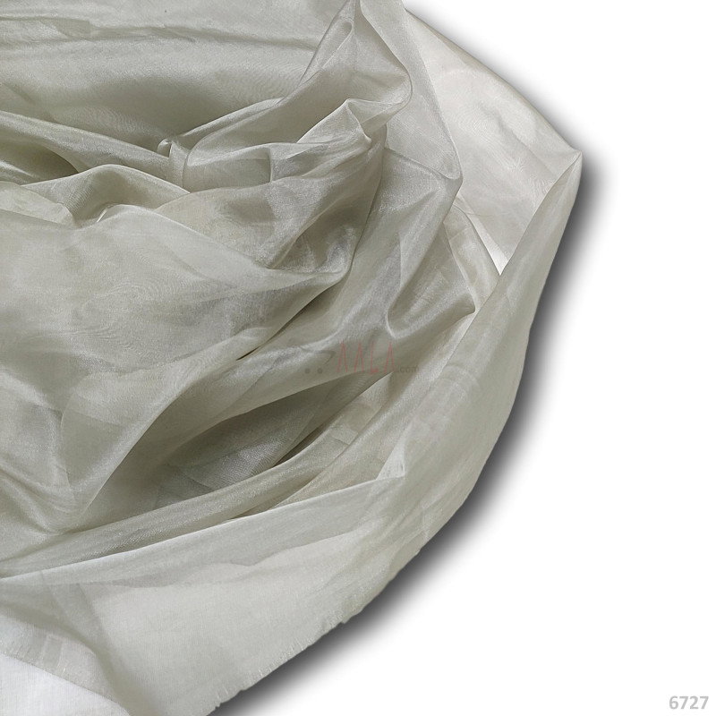 Plain Organza Nylon 44-Inches GREY Per-Metre