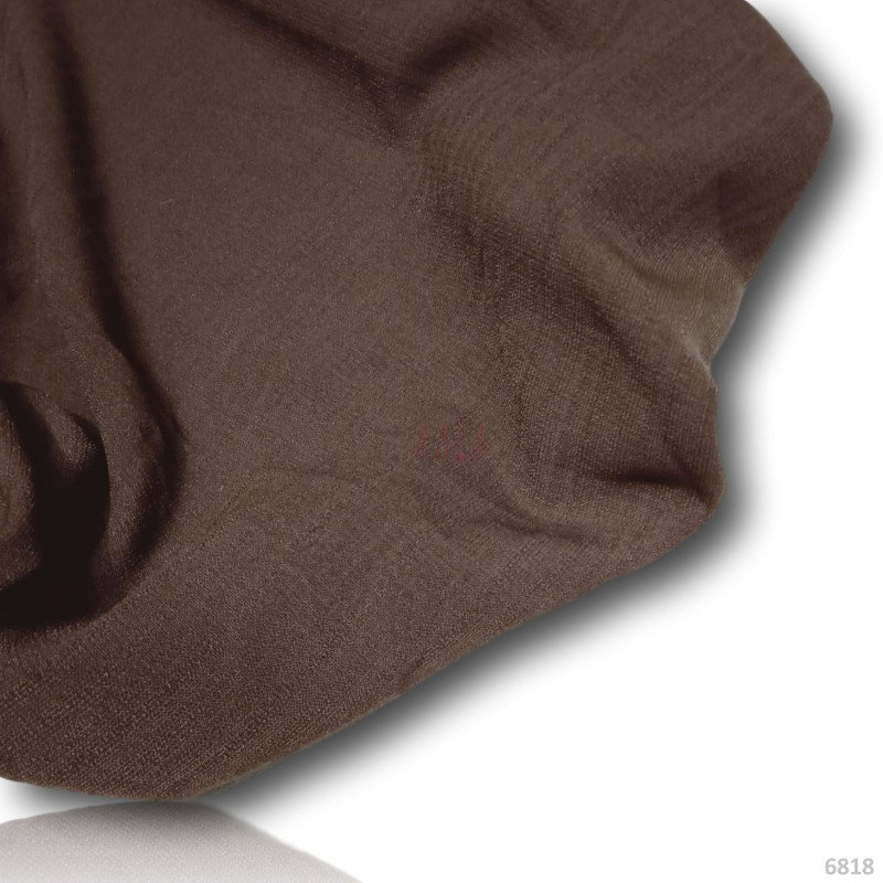 Slub Georgette Blend 58-Inches BROWN Per-Metre