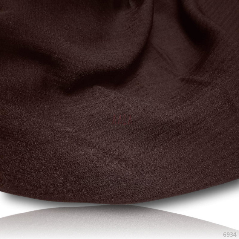Slub Georgette Blend 58-Inches BROWN Per-Metre