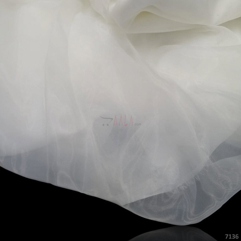 Tissue Organza Nylon 56-Inches DYEABLE Per-Metre 