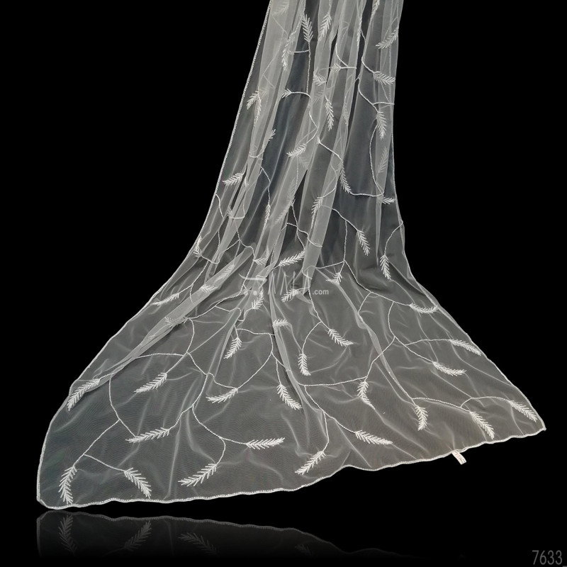 Designer Net Nylon Dupatta-44-Inches DYEABLE 2.25-Metres 