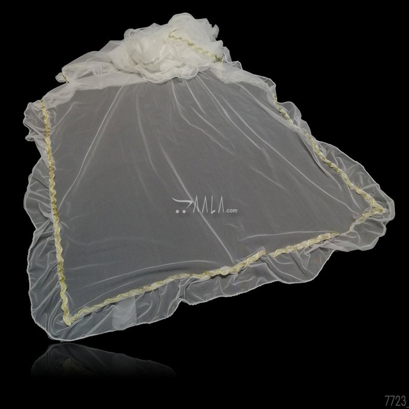 Designer Net Nylon 38-Inches DYEABLE 2.25-Metres