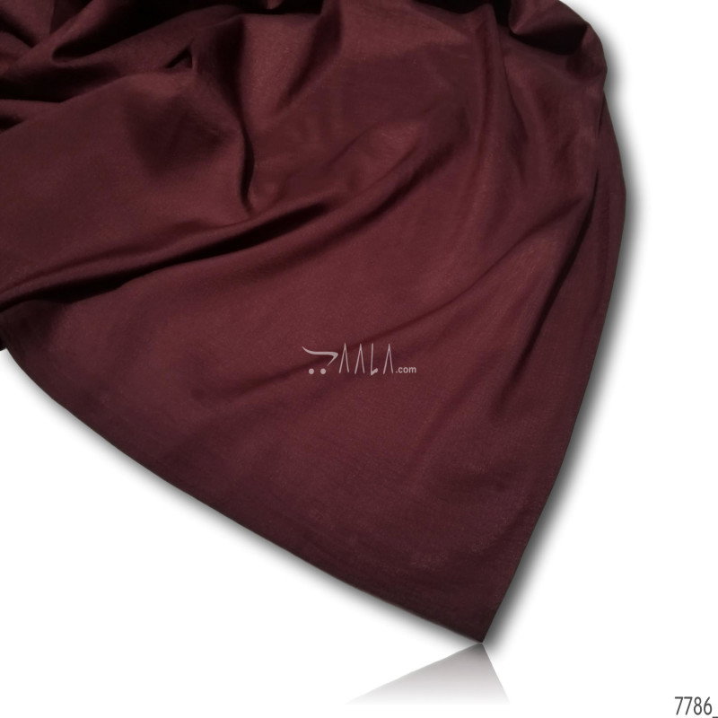 Donut Silk Blend 44-Inches MAROON Per-Metre