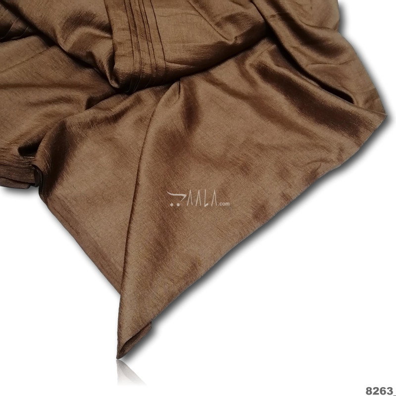 Donut Silk Blend 44-Inches BROWN Per-Metre