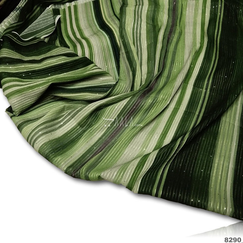 Multicolor-Embroidered Georgette Blend 44-Inches ASSORTED Per-Metre