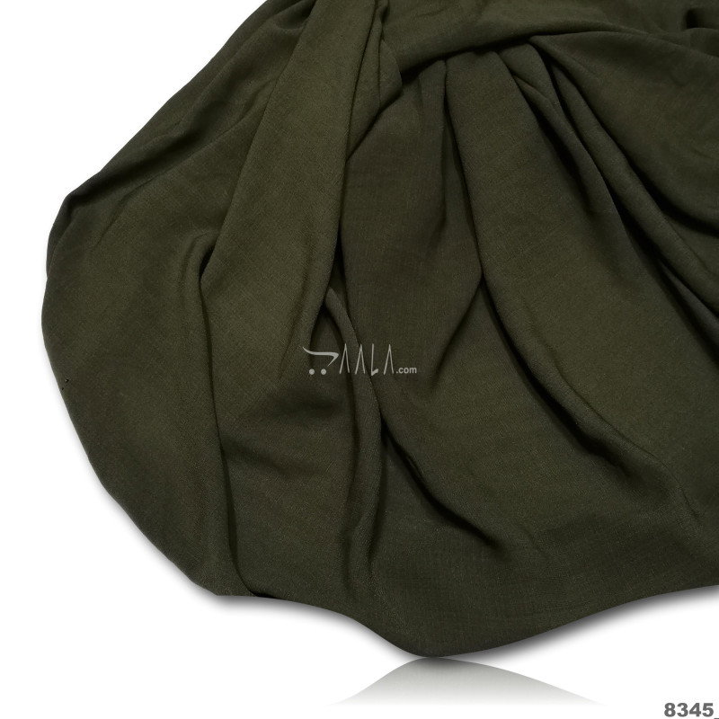 Slub Georgette Blend 44-Inches GREEN Per-Metre 