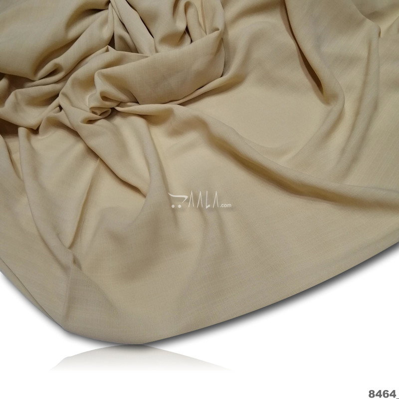 Slub Georgette Blend 44-Inches CREAM Per-Metre 