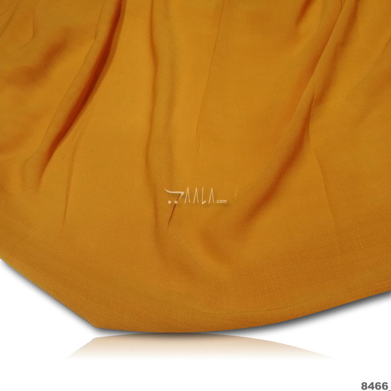 Slub Georgette Blend 44-Inches MUSTARD Per-Metre 