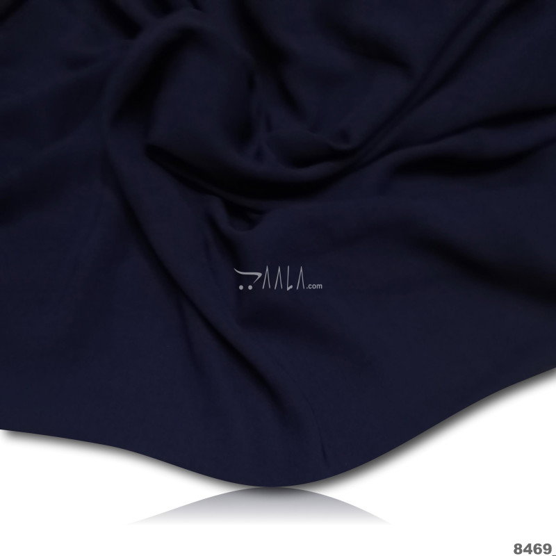 Slub Georgette Blend 44-Inches BLUE Per-Metre