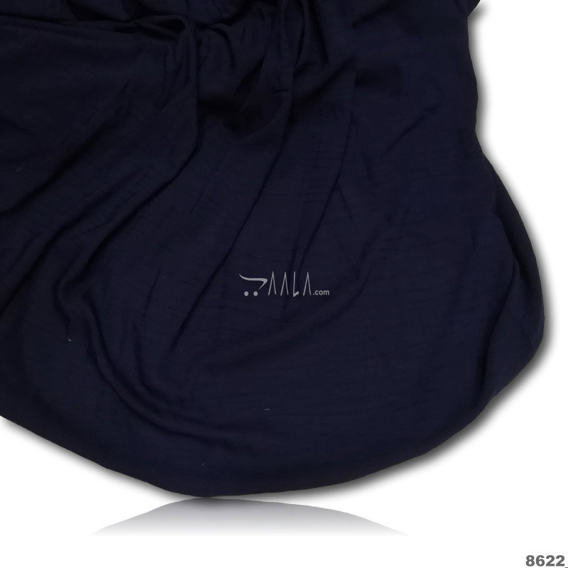 Lotus Chiffon Blend 58-Inches BLUE Per-Metre 