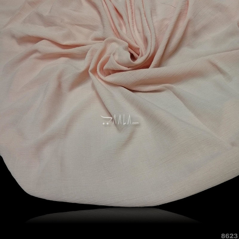 Lotus Chiffon Blend 58-Inches PEACH Per-Metre