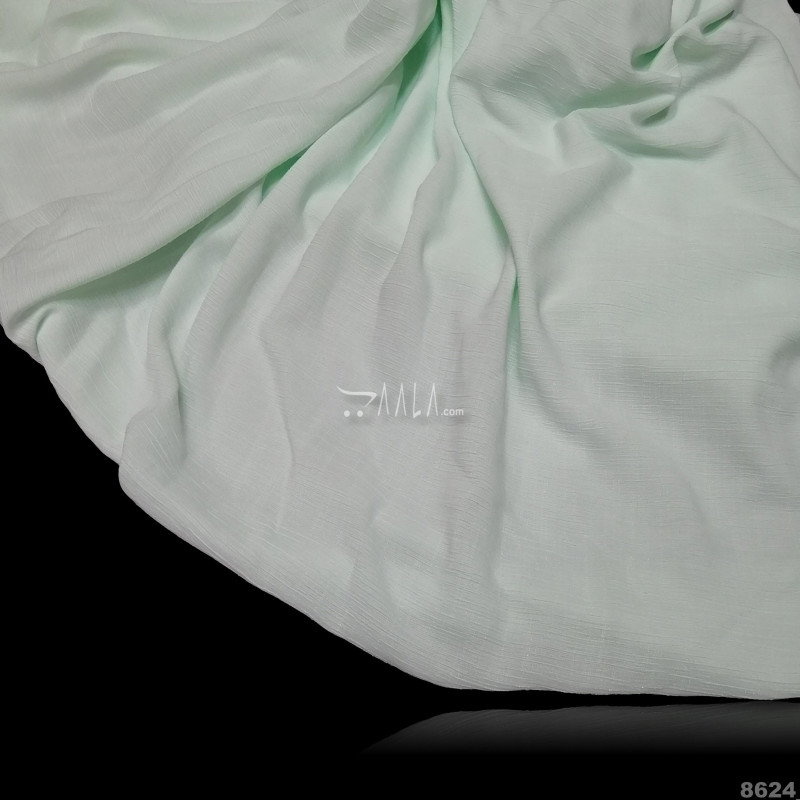 Lotus Chiffon Blend 58-Inches GREEN Per-Metre 