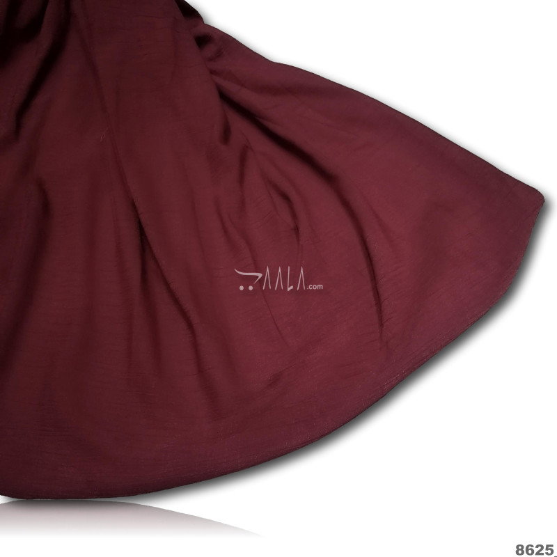 Lotus Chiffon Blend 58-Inches MAROON Per-Metre 