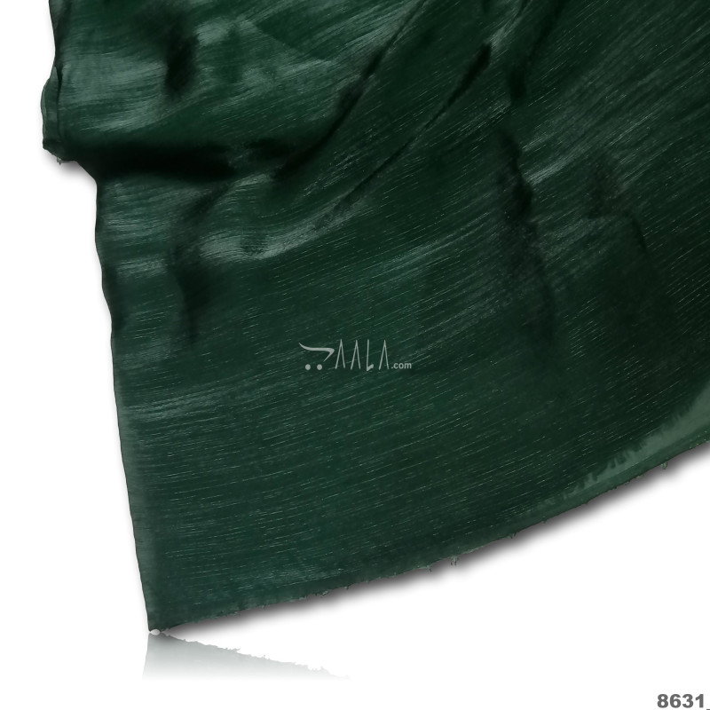 Fuse-Satin Organza Blend 58-Inches GREEN Per-Metre 