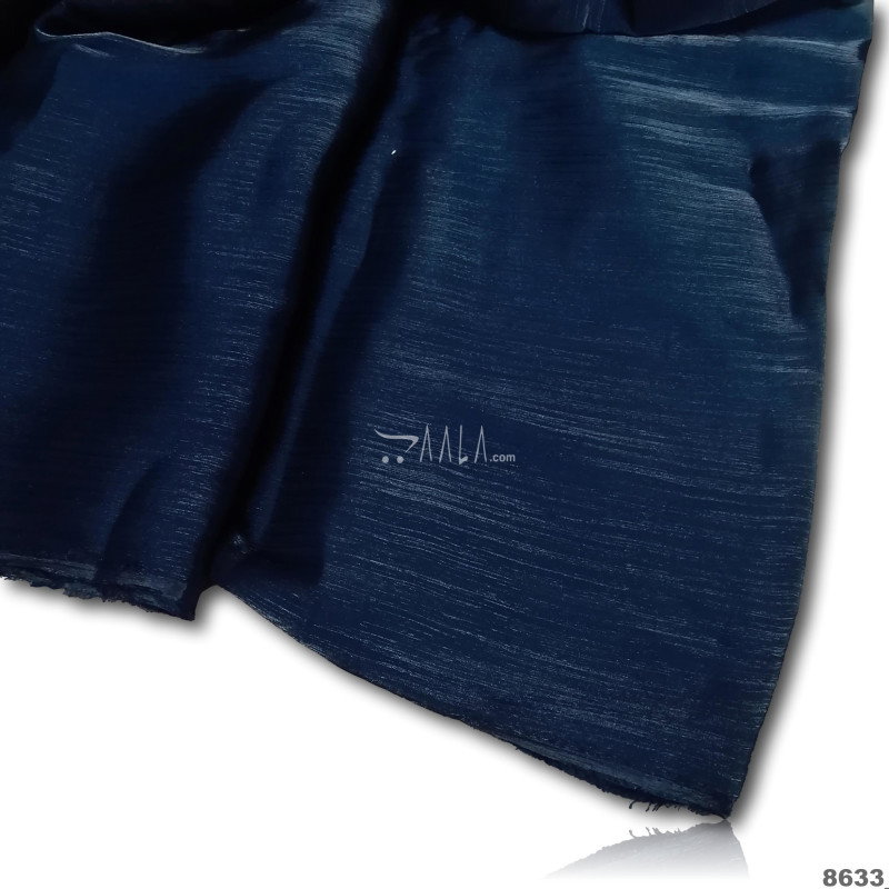 Fuse-Satin Organza Blend 58-Inches BLUE Per-Metre